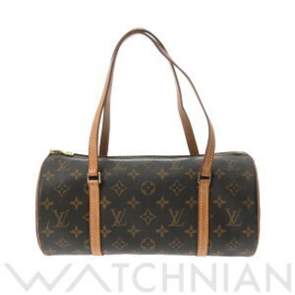 Louis Vuitton Bag Papillon Handbag Canvas Brown Monogram - Picture 1 of 9
